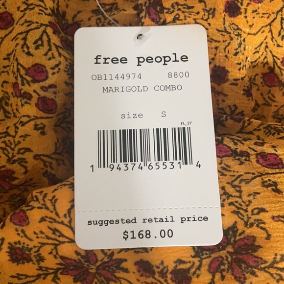 NWT Feeling Groovy Border Maxi Dress in Orange - Picture 13 of 14